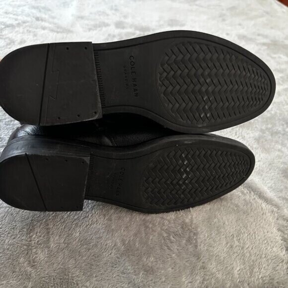 Cole Haan River Chelsea Ankle Boots Black Leather Women's 8 - Picture 5 of 7